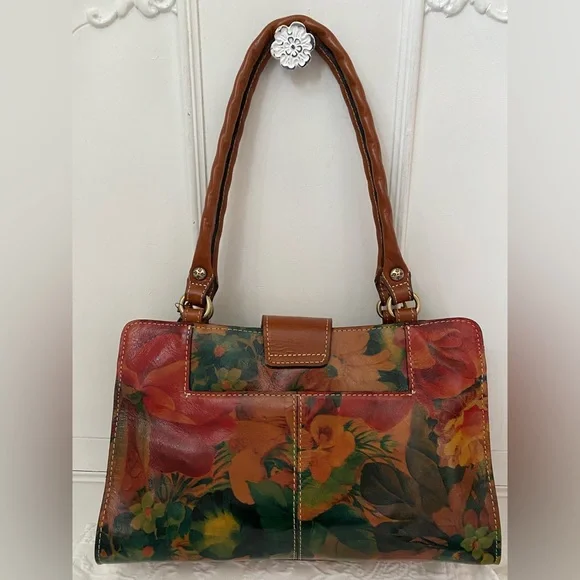 Patricia Nash Floral * Rienzo* Satchel .NWT - Picture 2 of 10